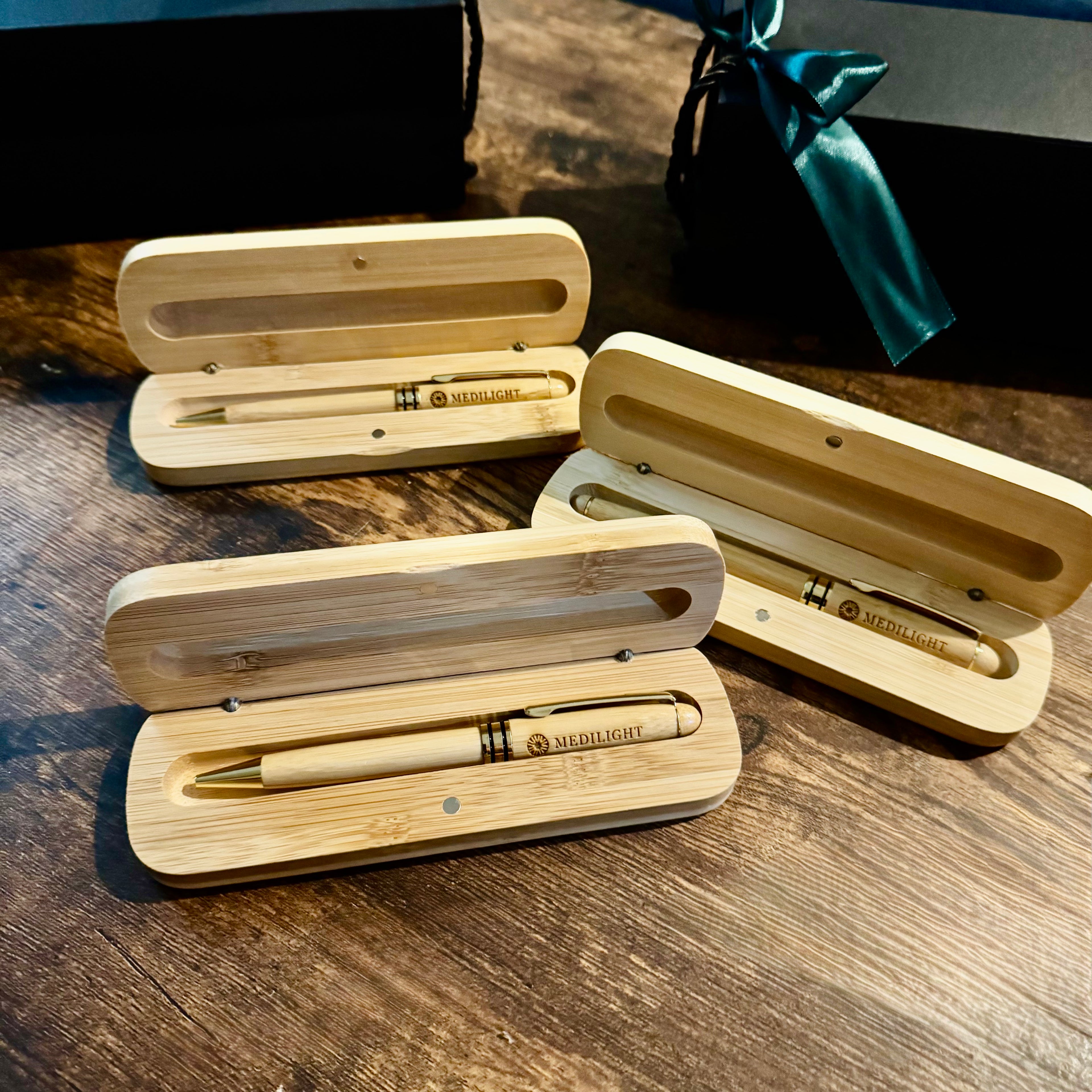 Bamboo Pen with Bamboo Case