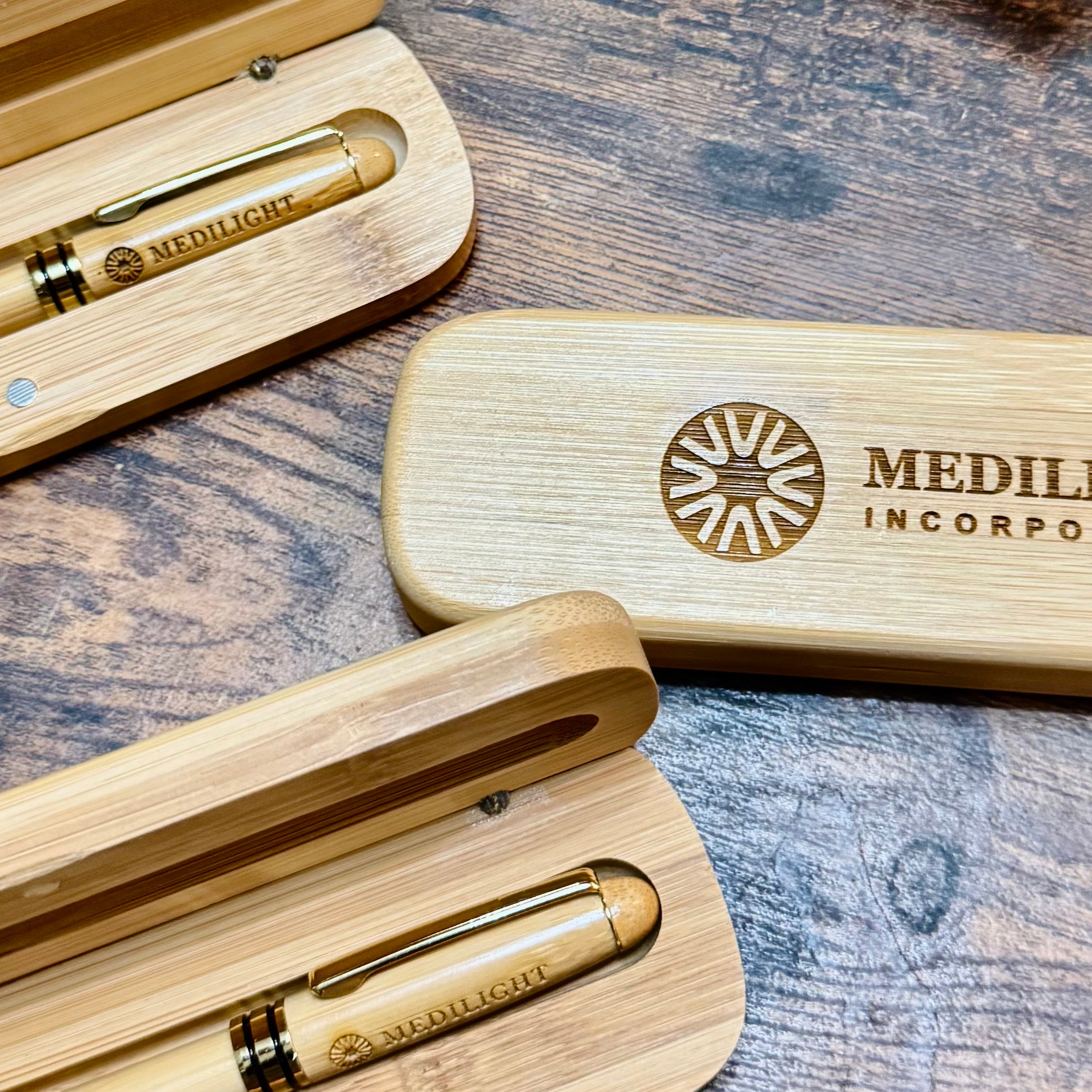 Bamboo Pen with Bamboo Case