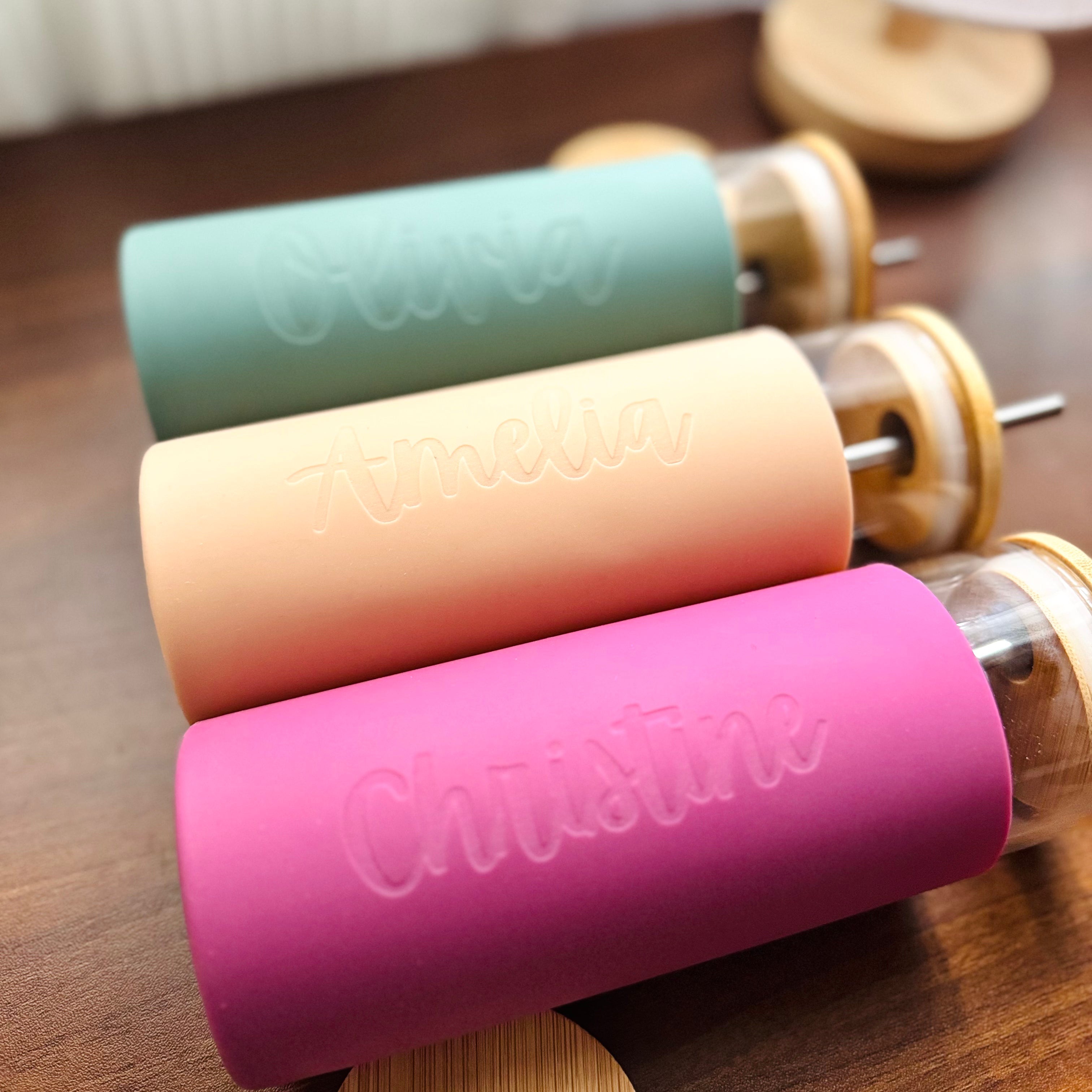 Glass Tumbler with Silicone Boot, 500mL