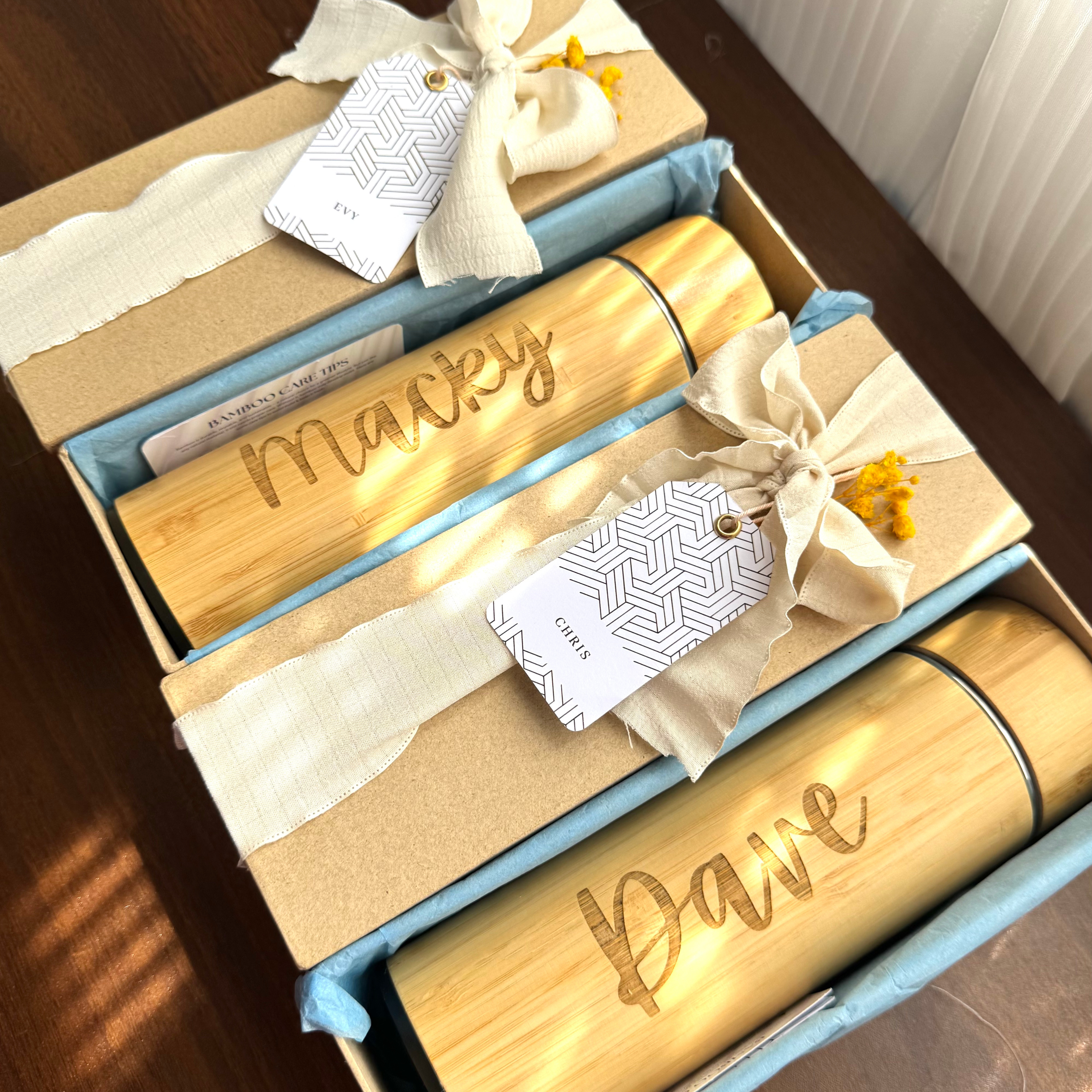 Bamboo Tumbler with Handle